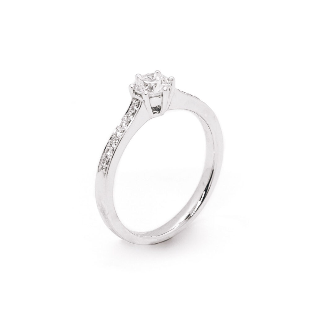 Thea Diamantring - 18KT H/SI 0,50 CT / 14STK 0,11 CT