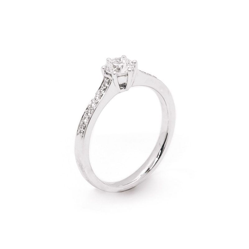 Thea Diamantring - 18KT H/SI 0,50 CT / 14STK 0,11 CT