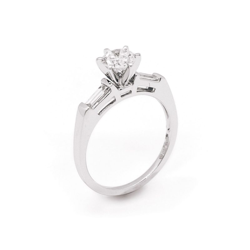 Rita Diamantring - 18KT H/SI 0,70 CT / 2STK 0,28 CT