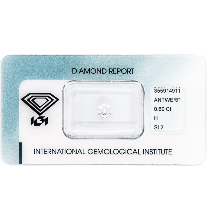 Investeringsdiamant 21 - HSI2 0,60 CT
