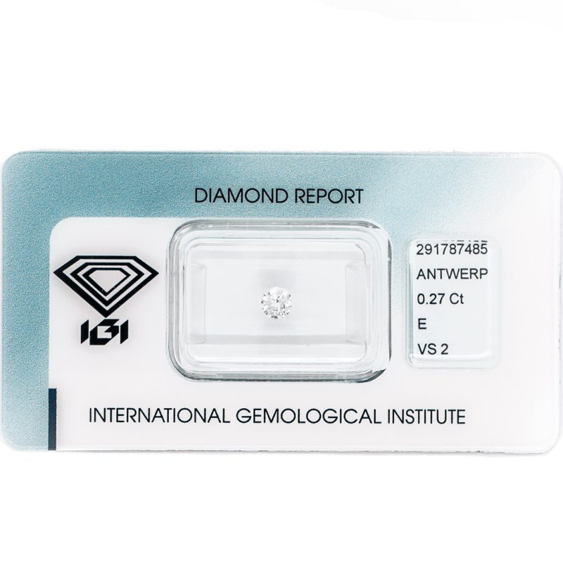 Investeringsdiamant 22 - E VS2 0,27 CT