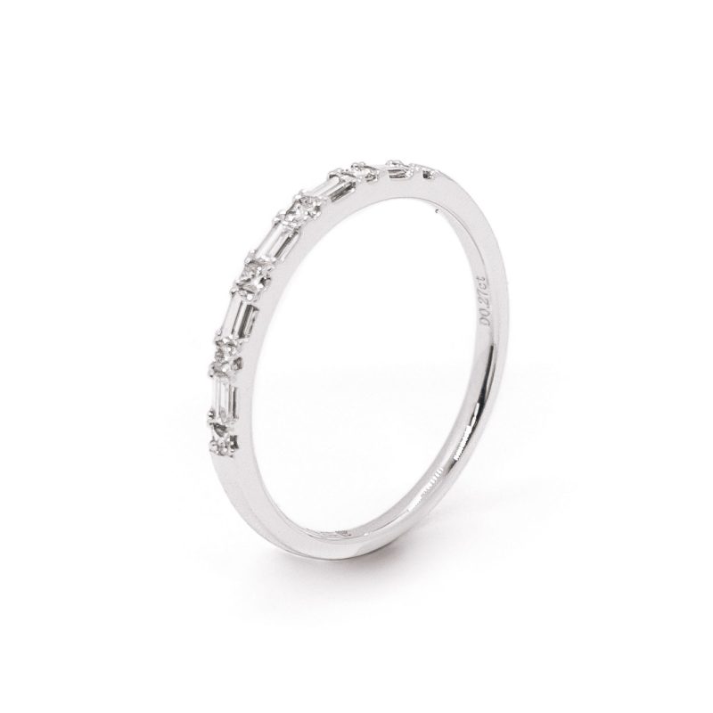 Sonja Sofie Diamantring - 18 KT Baguetteslip