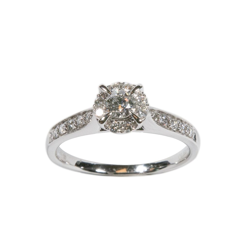 Lea Diamantring - 18KT H/SI 0,16 CT / 17STK 0,18 CT