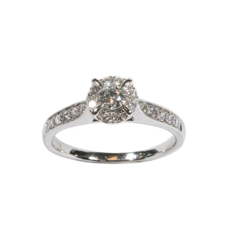 Lea Diamantring - 18KT H/SI 0,16 CT / 17STK 0,18 CT